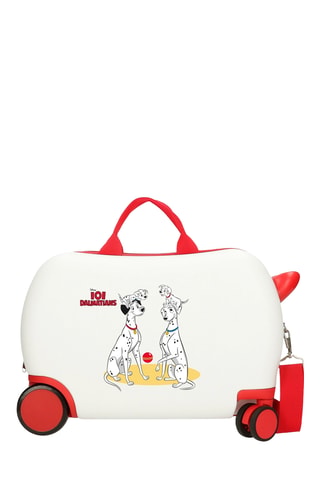 Maleta infantil 101 Dálmatas Disney (S) - 45 cm - Blanco