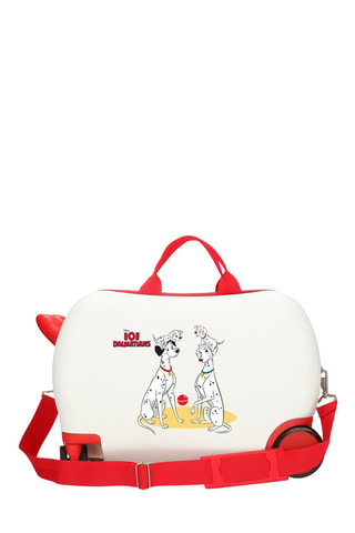 Maleta infantil 101 Dálmatas Disney (S) - 45 cm - Blanco