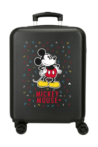 Maleta de cabina Mickey Disney (S) - 55 cm - Negro