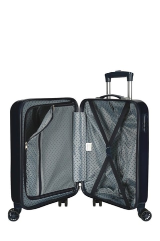 Maleta de cabina Jeans Marino - 55 cm - Negro
