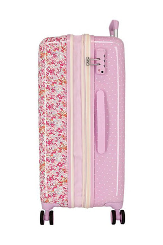 Maleta de cabina y maleta mediana Sandra - 55/68 cm - Rosa