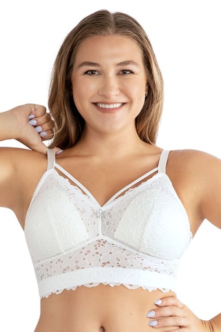 Bralette preformata Mia Daisy - Bianco