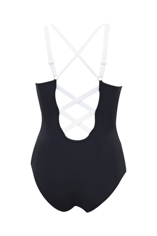 Costume intero Lauren - Nero e bianco