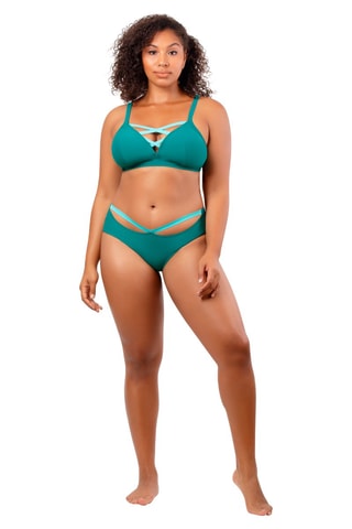 Reggiseno bikini con coppe Lauren - Verde acqua