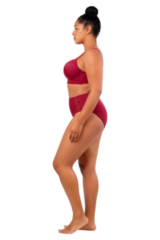 Reggiseno bikini Brigitte - Bordeaux