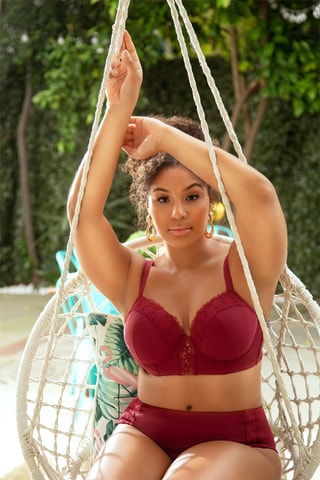 Reggiseno bikini Brigitte - Bordeaux