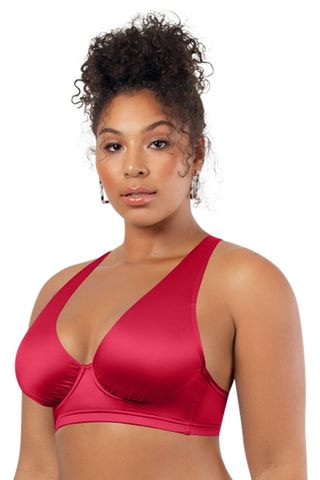 Reggiseno bikini Rita - Bordeaux