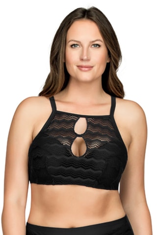 Reggiseno bikini con coppe Keira - Nero