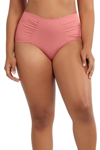 Slip bikini a vita alta Vivien - Nude