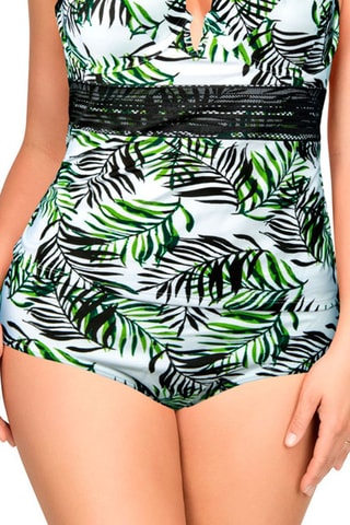 Culotte Christy - Nero e verde