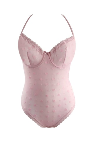 Body tanga - Rosa cipria
