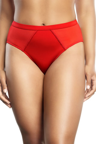 3 slip French Cut - Nero, rosso e rosa