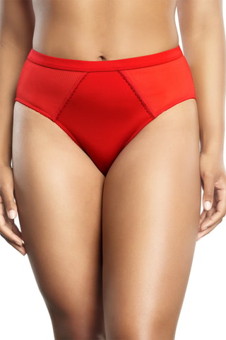 Slip a vita alta Panty - Rosso