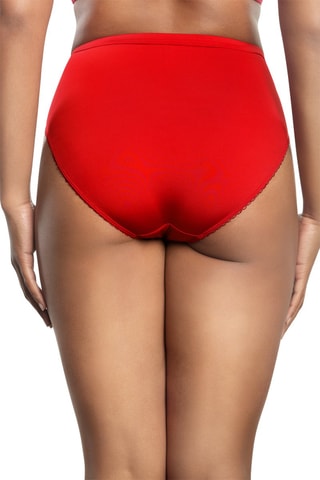 Slip a vita alta Panty - Rosso
