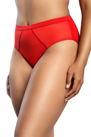 Slip a vita alta Panty - Rosso