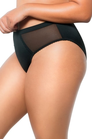 Slip a vita alta Parfait Panty - Nero - Parfait Lingerie