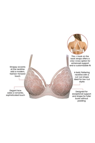 Reggiseno in pizzo Olivia - Beige