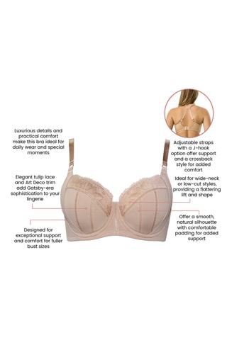 Reggiseno preformato Charlene - Beige
