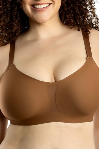 Reggiseno senza ferretti Simplicity - Marrone