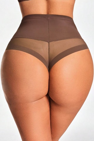 Slip a vita alta MSP2422 - Marrone
