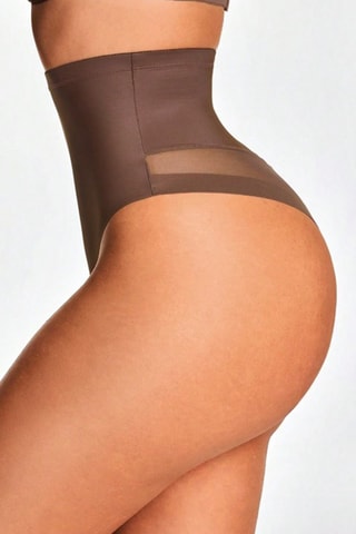 Slip a vita alta MSP2422 - Marrone