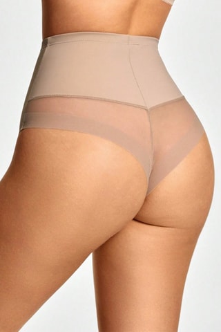Slip a vita alta MSP2422 - Beige