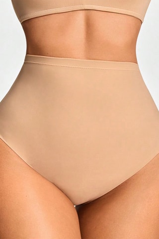 Slip a vita alta MSP2422 - Beige