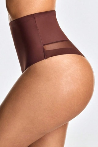 Slip a vita alta MSP2422 - Marrone