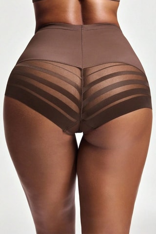 Slip a vita alta MSP2463 - Marrone