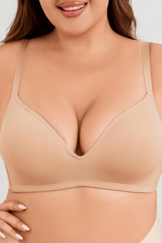 Reggiseno senza ferretti MSNY2462 - Beige