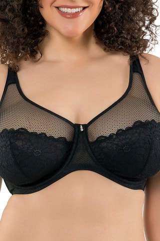 Reggiseno in pizzo Luxlacy - Nero
