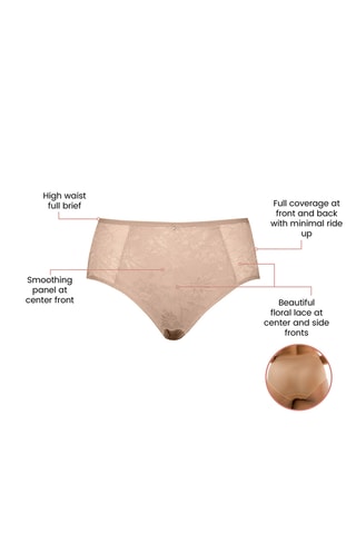 Slip in pizzo Luxlacy - Nude