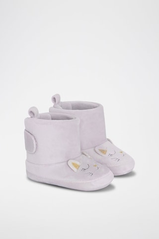 Chaussons - Rose poudré