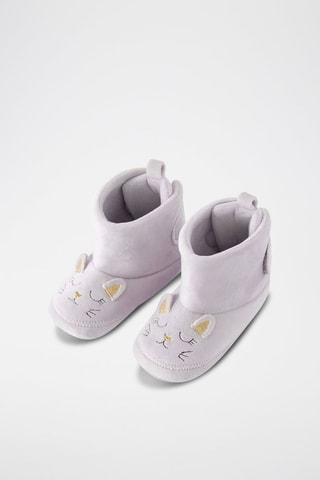 Chaussons - Rose poudré