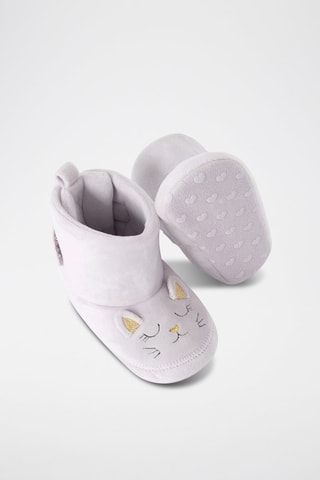 Chaussons - Rose poudré