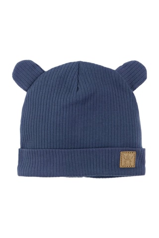 2 bonnets à oreilles - Kaki et bleu marine