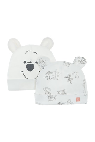 2 bonnets Winnie l’Ourson Disney - Blanc
