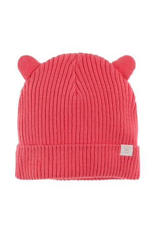 Bonnet à oreilles - Rose foncé