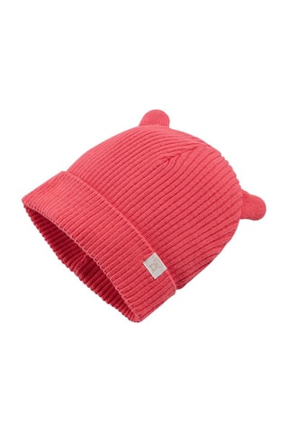 Bonnet à oreilles - Rose foncé