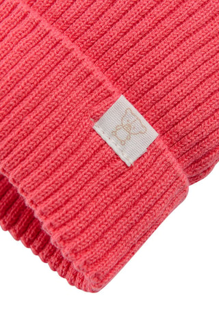 Bonnet à oreilles - Rose foncé