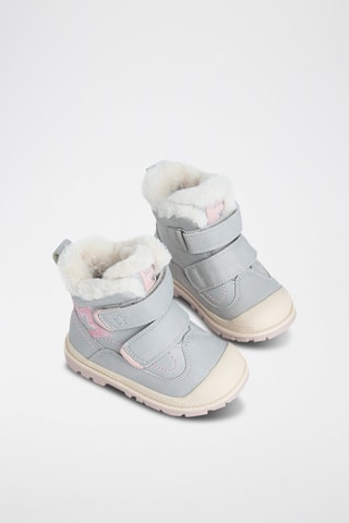 Bottines fourrées - Gris clair