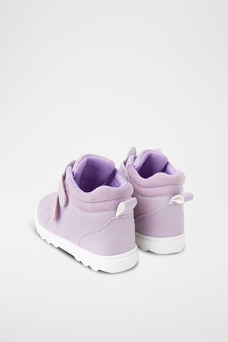 Bottines en cuir - Mauve