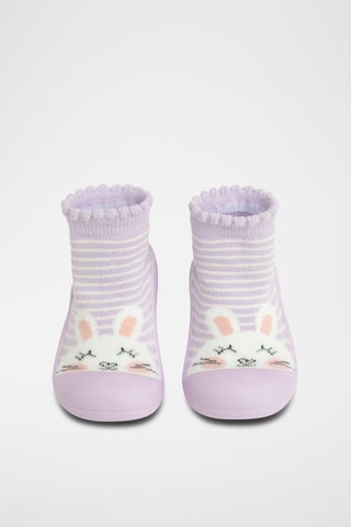 Baskets-chaussettes - Violet