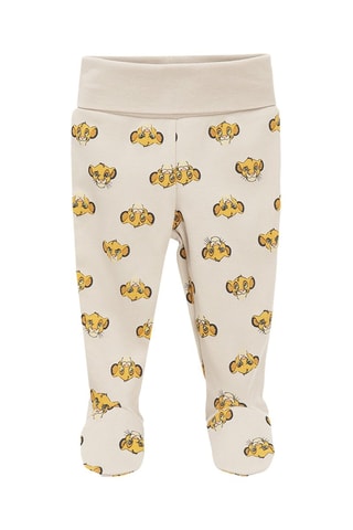 2 pantalons Simba Le Roi Lion Disney - Beige et Ciel