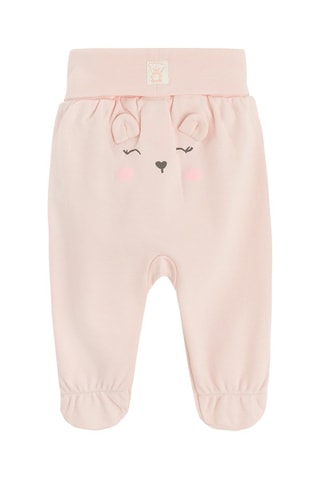 2 pantalons - Beige et rose