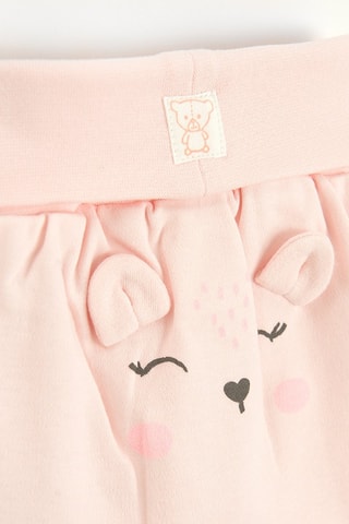 2 pantalons - Beige et rose