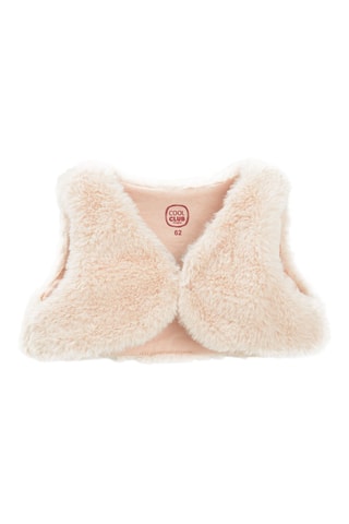 Robe - Beige et rouge
