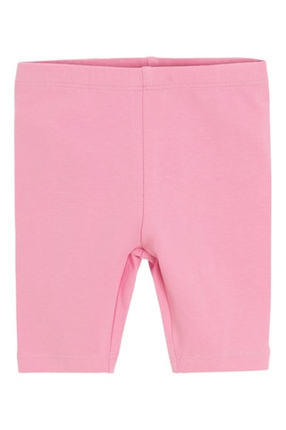 3 leggings - Rose et vert d’eau