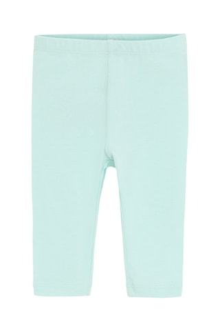 2 leggings - Vert d’eau et rose clair