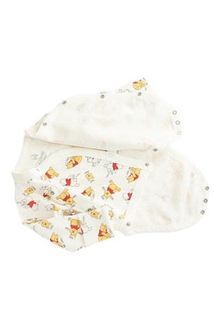 2 bodys Winnie l’Ourson Disney - Blanc et jaune